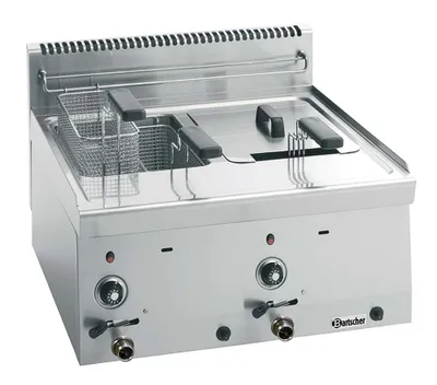 Produktbild von Bartscher Fritteuse Gas 600, B600, 2x8L