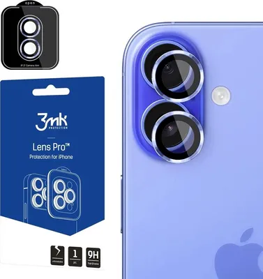 Image de Protection de lentille 3mk Lens Protection Pro en verre trempé pour iPhone 17 - Bleu