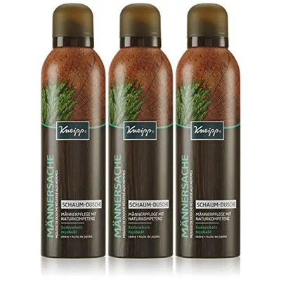 Zdjęcie produktu dla Kneipp Pianka pod prysznic dla mężczyzn 200 ml, opakowanie 3 sztuki (3 x 0,2 l)