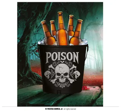 Produktbild von Halloween Getränkeeimer aus Metall