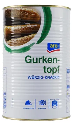 Produktbild von aro Gurkentopf -würzig-knackig- 4,0KG