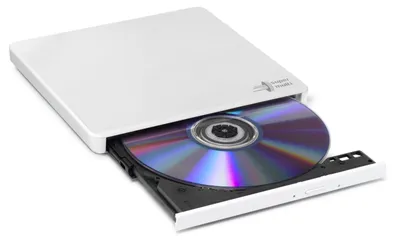 Produktbild von HLDS GP60NW60 DVD-Brenner ultra slim extern USB 2.0 weiss