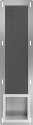 Zdjęcie produktu dla Półka na Papier Toaletowy Wall-Box Paper 3 Inox, Stal Nierdzewna, Montaż Ścienny, Nowoczesny Magazynek na 6 Rolek