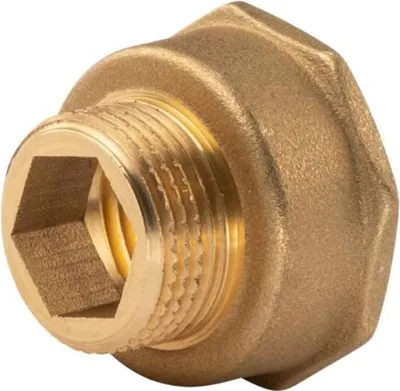 Produktbild von Messing Gewinde-Fitting Reduzierstück 1'IG (DN 25) - 3/4'AG (DN 20) - schwere Ausführung