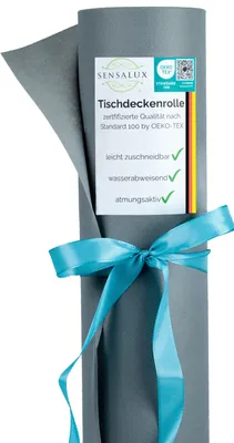 Produktbild von Sensalux NATURE Tischdeckenrolle - 1m x 40m Grau/Schiefergrau