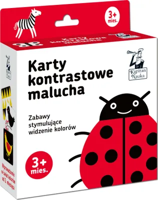 Immagine prodotto di Kontrastkarten Kleinkind Marienkäfer 3m+, Captain Science