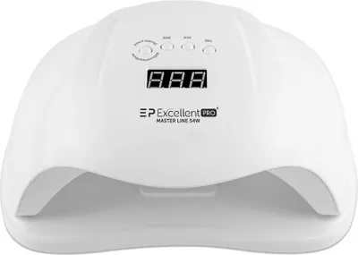 Obrázek produktu pro Excellent Pro | Lampa na nehty - LED UV lampa - 54 W - Master Line - bílá - vestavěný časovač 10/30/60/99 sekund