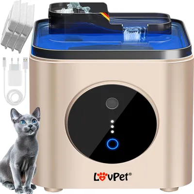 Produktbild von LOVPET® Trinkbrunnen für Katzen & Haustiere mit Filtersystem & Bewegungssensor