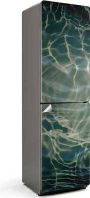 Produktbild von Abstraktes Rauchmuster – Kühlschrank Aufkleber – Klebefolie Kühlschrank – Kühlschrank Nachbildung – Kühlschrankfolie selbstklebend – Küchen Dekoration – 60x205 cm