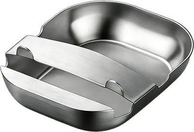 Produktbild von Löffelablage und Spatelhalter aus Edelstahl