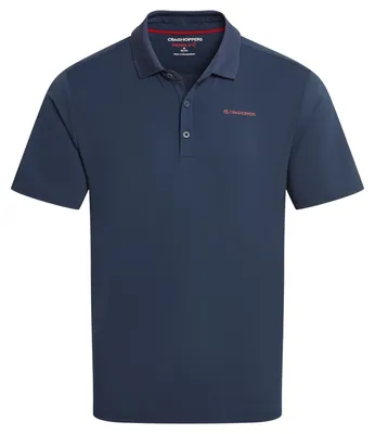 Immagine prodotto di Craghoppers - Polo da uomo "Bramshaw", Nosilife, stemma, maniche corte CG2410 (6XL) (blu navy)