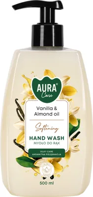 Produktbild von Flüssigseife 500 ml, Vanille und Mandelöl, Aura Care