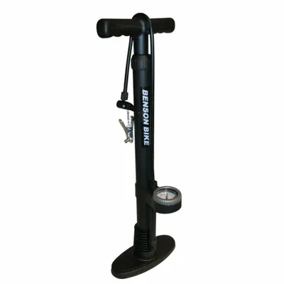 Produktbild von Benson 007413 Fußluftpumpe Luftpumpe mit Manometer bis 11bar