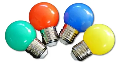 Produktbild von 8159 LED Tropfen bunt 100er Set in den Farben je25xrot/gelb/grün/blau