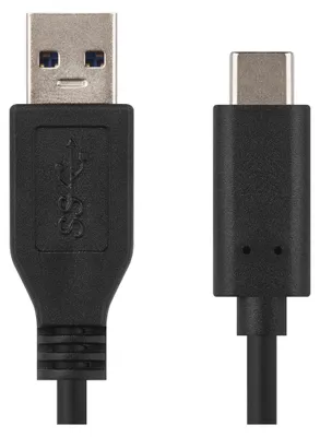 Rychlonabíjecí a datový kabel USB-A 3.0 / USB-C 3.1, Quick Charge, 1 m, černý