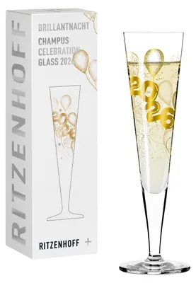Produktbild von Ritzenhoff Brillantnacht Champagnerglas 205 ml Kristallglas 1er