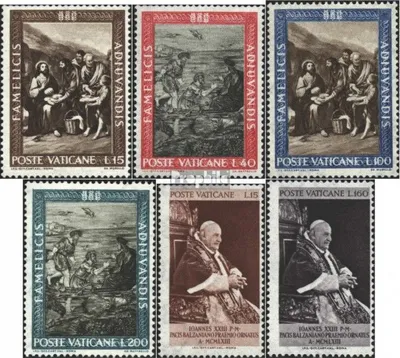 Produktbild von Briefmarken Vatikanstadt 1963 Mi 423-426,427-428 (kompl.Ausg.) gestempelt Sondermarken
