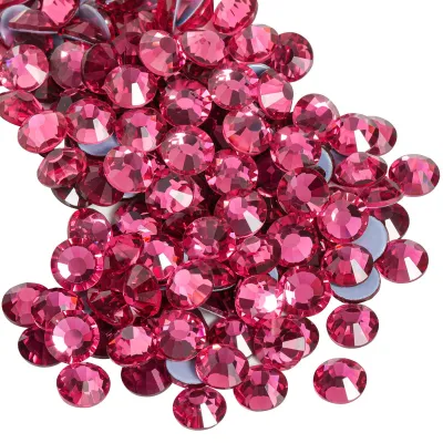 Produktbild von Hotfix Strasssteine - Zum Aufbügeln auf Textilien - Rose - SS12 - 1440 Stück - 3,0-3,2 mm