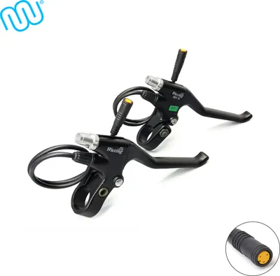 Produktbild von windmeile | Bremshebel, Waterproof, Julet Stecker, Fahrrad Bremsgriffe, Elektrischer Bremshebel, E-Bike, Elektro Fahrrad, Pedelec, Scooter