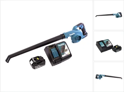 Image de Makita DUB 186 RG1 Souffleur de feuilles sans fil 18 V + 1x batterie 6,0 Ah + chargeur