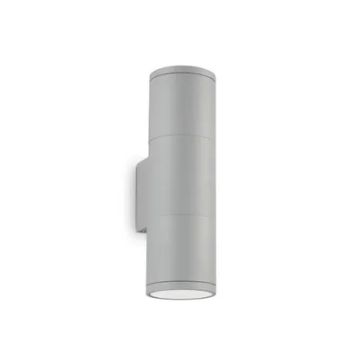 Immagine prodotto di Applique Moderna Gun Alluminio Grigio 2 Luci Gu10