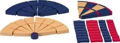 Produktbild von Kings Dart Dart-Segmente-Set "Profi", Blau-Rot