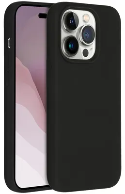Immagine prodotto di Custodia in silicone liquido Accezz per iPhone 14 Pro - Nero