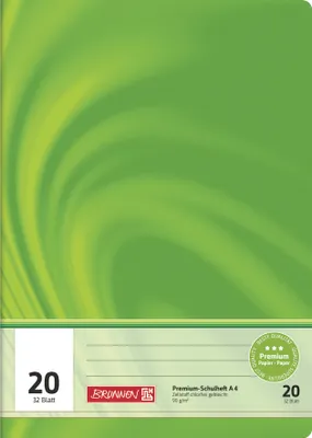 Produktbild von BRUNNEN Schulheft A4 Vivendi Lineatur 20, Blanko, 32 Blatt