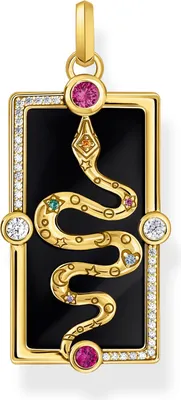 Obrázok produktu pre Thomas Sabo - PE958-565-7 - Prívesok - Dámsky - Striebro 925, žlté pozlátenie - Had