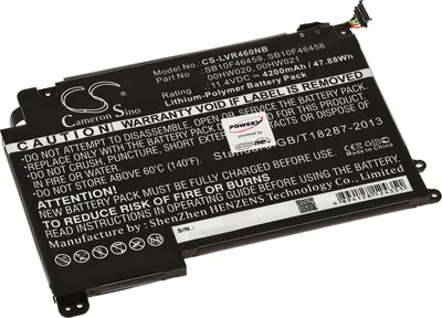 Image de Batterie pour ordinateur portable Lenovo ThinkPad Yoga 460 / type SB10F46458 et autres