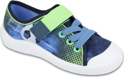 Produktbild von BEFADO Jungen Sneakers Klettverschluss Ball Blau 31