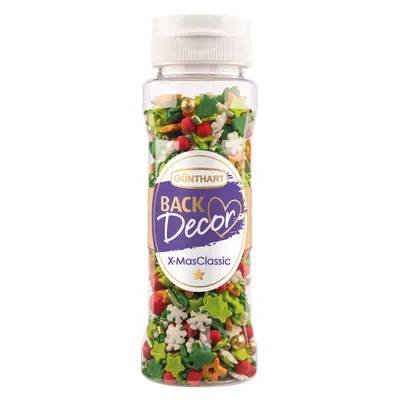 Produktbild von BackDecor Premium Streuselmix X-Mas Classic, 100 g