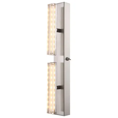 Produktbild von Globo Strahler Strahler Nickel Matt, 2Xled 68056-2W