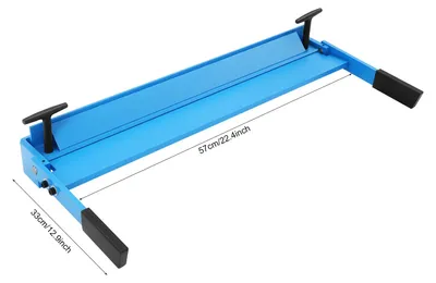 Produktbild von Manuelle Blechbiegemaschine - Tischmontierte Blechbiegemaschine - 630 mm Arbeitsbreite - Q235-Stahlrahmen - Biegewinkel 0–120° - Für 1–1,2 mm Blech