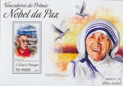 Produktbild von Briefmarken Sao Tome e Principe 2013 Mi Block 925 (kompl. Ausgabe) postfrisch Friedensnobelpreis