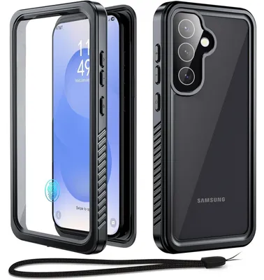 Immagine prodotto di Custodia protettiva per Samsung Galaxy S25 Plus, impermeabile ( IP68), resistente agli urti, antipolvere, colore nero