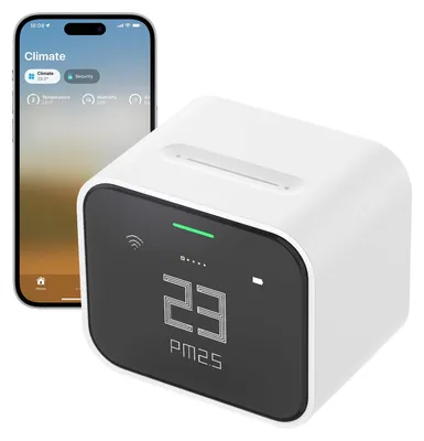 Luftqualitätssensor, 5-in-1, CO2, PM2.5, PM10, Temperatur, Feuchte, WLAN
