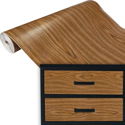 Produktbild von Klebefolie Möbel 67x100 cm - Eiche Hell - Selbstklebende Möbelfolie in Holzoptik - Folie für Möbel ideal zum Renovieren von Schränken und Arbeitsplatten