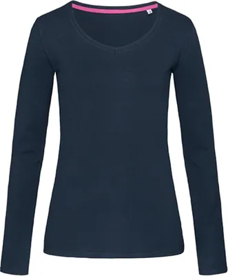 Produktbild von Stedman ST9720 | Women Long Sleeve Damen T-Shirt Claire - Farbe: Marina Blue - Größe: M