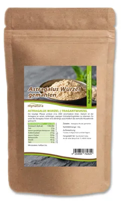 Produktbild von Mynatura Astragalus Wurzel Pulver ab 100g - 100g