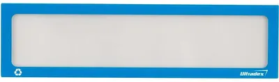 Produktbild von Infotasche Recycling für Überschrift A3quer/A2hoch B435xH60mm blau VE=5 Stück