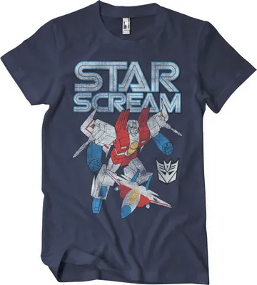 Produktbild von Starscream Washed T-Shirt - X-Large - Navy