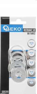 Zdjęcie produktu dla GEKO Pierścień redukcyjny do tarcz 30mm, 5szt G00205