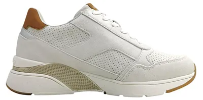 Image de Mustang - Chaussures pour femmes - Baskets à lacets - Style sportif - Couleur blanche - Pour le quotidien