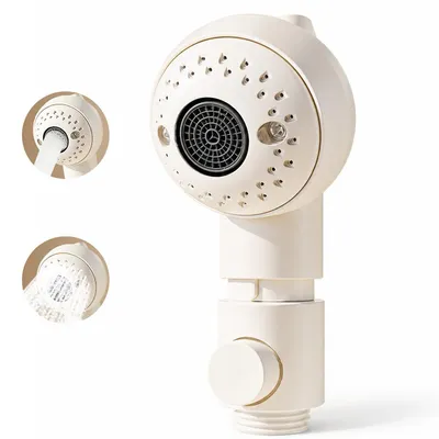 Produktbild von Baby Duschkopf mit Wasserstopp,Kinder Handbrause mit sanftem Wasserstrahl,Haarwaschbrause für Baby Badewanne,Duschbrause mit Sprühfunktion,Badezubehör