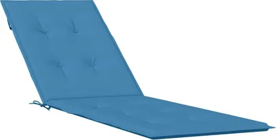 Obrázok produktu pre vidaXL Vankúš na lehátko Melange Blue (75+105) x 50 x 4 cm látka