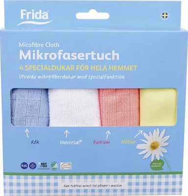 Obrázok produktu pre FRIDA Mikrofasertuch 33x33cm 4er