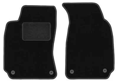 Obrázok produktu pre Predné Velúrové autokoberce Standard na mieru pre: Volkswagen Passat B5 (1996-2001, sedan, kombi, varianta) černé, sada 2 ks, s úchyty