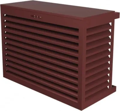 Produktbild von DECOCLIM Aluminium Schutzgehäuse RAL8012 Größe S, Innenmaße: H 680 x W 900 x D 450-600 mm (Tiefe anpassbar)