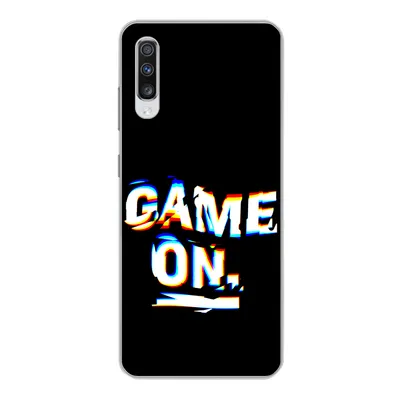 Produktbild von MuchoWow® Handyhülle Schutzhülle Hülle für Samsung Galaxy A70 Spiele - Spiel - Zitat Silikon Softcase Handy Hülle - Schutzhaube